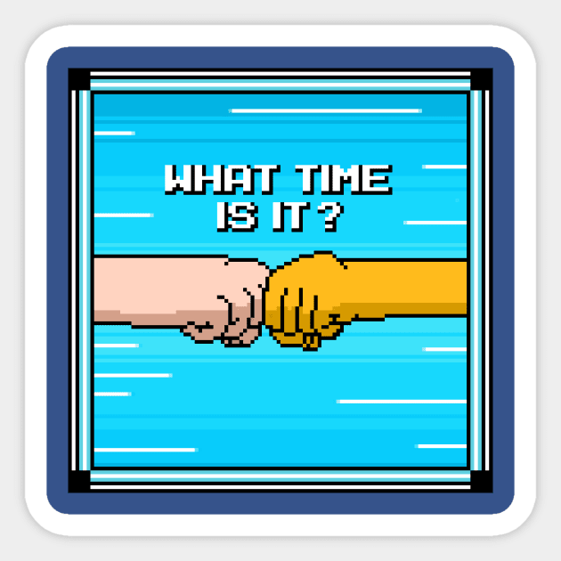 What Time Is It? Adventure Time pixel art Sticker by PXLFLX